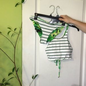 TiniBikini reversible bikini tropical/stripes